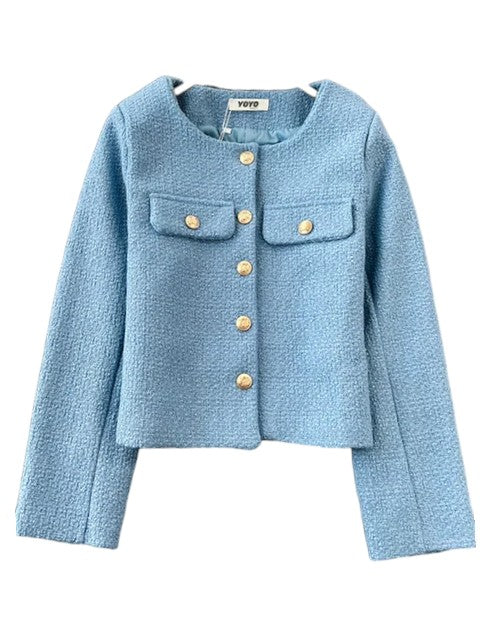 Veste De Chasse Femme RH Mears Tweed Bleu – Taille 14 (38) – Occasion
