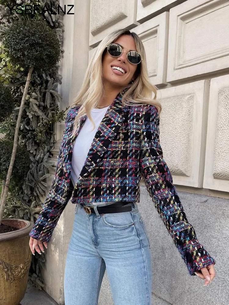 Blazer tweed orange | Chic en Tweed Blazer tweed orange | Chic en Tweed