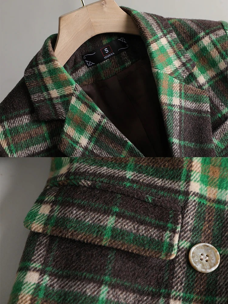 Veste De Hacking Rydale Mallalieus – Tweed Vert Femme – Taille 16 – Laine – Blazer Campagne